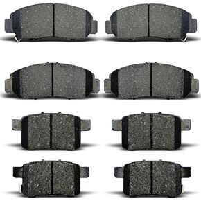 Ceramic Disc Brake Pads Set Front & Rear For Acura TSX 2004-2008,For Honda For Accord 2003-2007 D537 D787 in Saudi Arabia