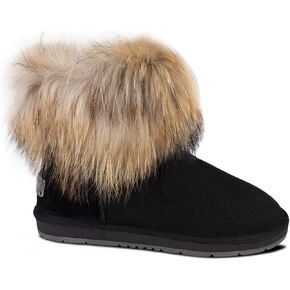 Cloud Nine Sheepskin Women’s Rocco Cozy Boot with Double-Faced Sheepskin and Fluffy Trim in Kuwait