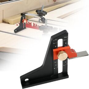 Table Saw Height Gauge, Woodworking Height Gauge in Inches Depth Gauge Woodworking Router Height Adjuster Table Saw Accessories for Wood Working, Aluminum Alloy in Kuwait