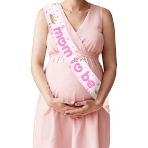 Princess Baby Shower Maternity Sash Pink Princess Mom to Be Maternity Sash A Little Princess Is on the Way Decorations for Pregnant Women Baby Shower Photo Props Party Supplies in Kuwait