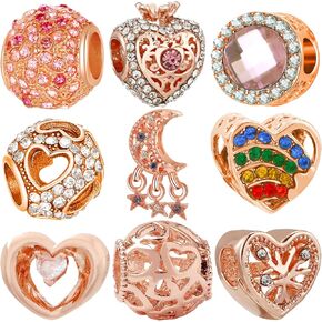 9 حزمة مطلي بالفصول الفضية سحر سحر تناسب سوار in Kuwait