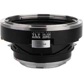 Fotodiox Pro TLT ROKR Tilt/Shift Lens Mount Adapter Compatible with Bronica SQ Lenses on Canon EOS EF and EF-S Cameras, Black in Kuwait