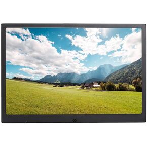 17.1 Inch Widescreen Hdmi Hd Display Aluminum Alloy Digital Photo Frame Video Full Format 1080P Advertising Player Decorative,Silver (Pink) in Kuwait