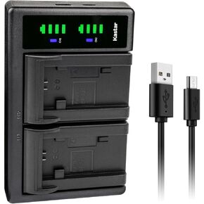 بطارية Kastar BP-745 وشاحن USB LTD2 متوافق مع Canon VIXIA HF R70 HFR70، VIXIA HF R72 HFR72، VIXIA HF R80 HFR80، HF R82 HFR82، VIXIA HF R300 HFR300، كاميرا VIXIA HF R400 HFR400 in Kuwait