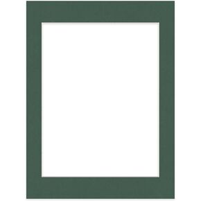 12x16 Mat Bevel Cut for 10x13 Photos - Acid Free Hunter Green Precut Matboard With Backing Board and Crystal Clear, Self Seal Photo Mat Bag - For Pictures, Photos, Framing - 4-ply Thickness in Kuwait