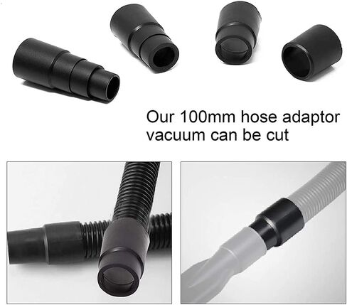 2pcs Vacuum Hose Adapter Universal Vacuum Attachment Adapter Cleaner Dust Extraction Hose Converter Cleaner Tool for Circular Saw Table Saw Eccentric Grinder in Saudi Arabia