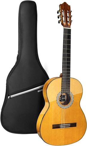 Wishmade Thin Body Acoustic-Electric Guitar, 39 Inch Nylon String Guitar for Beginner Adults -Natural in Saudi Arabia