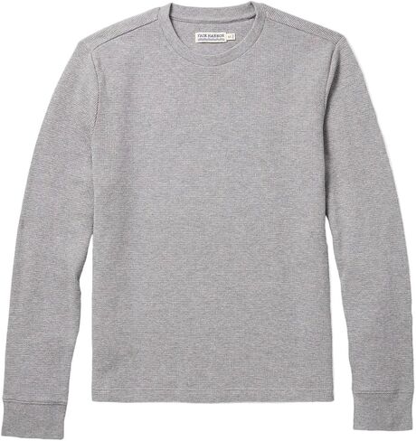 Fair Harbor The Hudson –– Men's Waffle Crewneck Outerwear –– Incredibly Soft, Breathable and Lightweight in Saudi Arabia