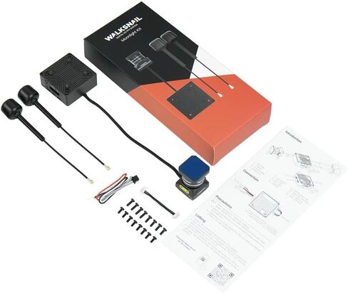 Caddx FPV Walksnail Moonlight Kit, Air Unit Pro for FPV Drone with Starlight Sensor, Dual Antennas, Digital Transmission System, 22ms Low Latency, 4km Max Range,160° FOV, 4K/60fps Video Recording in Kuwait