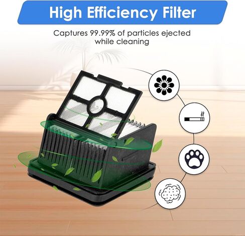 (6 Pack) H12 Pro Replacement HEPA Filters Compatible with Dreame H12 Pro FlexReach/ H12 Dual/ H13 Pro/ M12/ H12S/ G10 Pro/ G10 Combo Cordless Wet and Dry Vacuum Cleaner, Vacuum Filters in Saudi Arabia