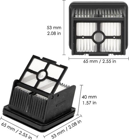 (6 Pack) H12 Pro Replacement HEPA Filters Compatible with Dreame H12 Pro FlexReach/ H12 Dual/ H13 Pro/ M12/ H12S/ G10 Pro/ G10 Combo Cordless Wet and Dry Vacuum Cleaner, Vacuum Filters in Saudi Arabia