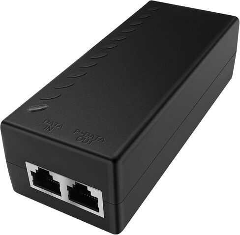 محول حقن جيجابت بو إي إي بقدرة 30 وات، 30 وات، 10/100/1000 ميجا بت في الثانية RJ-45، متوافق مع IEEE 802.3af / 802.3at، حتى 100 متر (325 قدمًا)، POE30 in Saudi Arabia