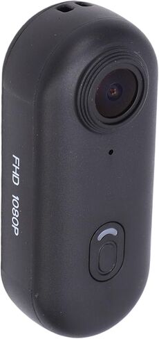 Qiilu 4K Action Camera, Magnetic Lanyard Spring Clamp Easy Mounting, 4K Photos 1080p Video Portable Vlog POV Recording, 360 Degree Rotating Spring Clamp in Saudi Arabia