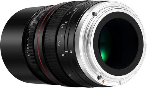 عدسة تليفوتوغرافي يدوية 135 ملم F/2.8 بإطار كامل، متوافقة مع كاميرا Canon EOS T3 T3i T4i T5 T5i T6 T6i T6s T7 T7i SL1 SL2 6D 7D 60D 70D in Kuwait