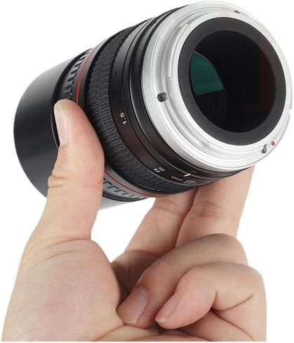 عدسة تليفوتوغرافي يدوية 135 ملم F/2.8 بإطار كامل، متوافقة مع كاميرا Canon EOS T3 T3i T4i T5 T5i T6 T6i T6s T7 T7i SL1 SL2 6D 7D 60D 70D in Kuwait