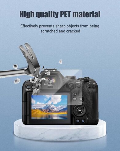 2-Pack Screen Protector for Canon EOS R6 Mark III,9H Hardness Tempered Glass for Canon EOS R6 Mark III Camera, Anti-Scratch, Bubble Free, HD Clarity in Saudi Arabia
