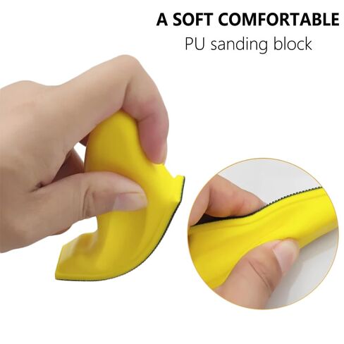 70PCS Micro Detail Sandpaper Sanding Kit Cleaning Hand Tray Sanding Discs 3.5x1 inch for Small Projects Wet Dry Hook Loop Aluminium Oxide 80 to 600 Grit Sandpaper Wood Crafts Metal Finishes in Saudi Arabia