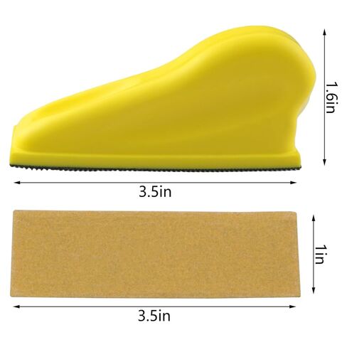 70PCS Micro Detail Sandpaper Sanding Kit Cleaning Hand Tray Sanding Discs 3.5x1 inch for Small Projects Wet Dry Hook Loop Aluminium Oxide 80 to 600 Grit Sandpaper Wood Crafts Metal Finishes in Saudi Arabia