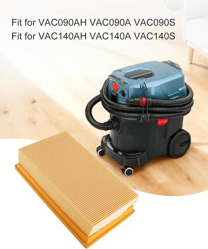 Dust Extractors Flat Pleated Paper Filter Fit for Bosch VAC090AH VAC090A VAC090S VAC140AH VAC140A VAC140S Dust Collector Filter in Saudi Arabia