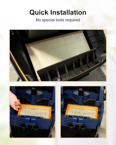 Dust Extractors Flat Pleated Paper Filter Fit for Bosch VAC090AH VAC090A VAC090S VAC140AH VAC140A VAC140S Dust Collector Filter in Saudi Arabia