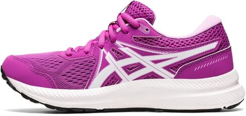 حذاء الجري Gel-Contend 7 للسيدات من ASICS، مقاس 9.5، أوركيد/أبيض in Kuwait