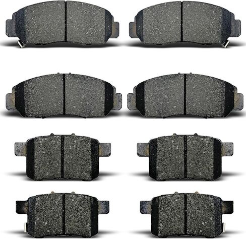 Ceramic Disc Brake Pads Set Front & Rear For Acura TSX 2004-2008,For Honda For Accord 2003-2007 D537 D787 in Saudi Arabia