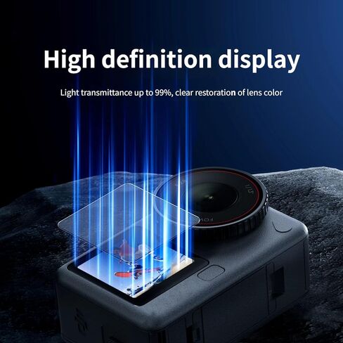 Clear BubbleFree Protective Film HassleFree Application For ACTION 6 Cameras Video Devices in Saudi Arabia