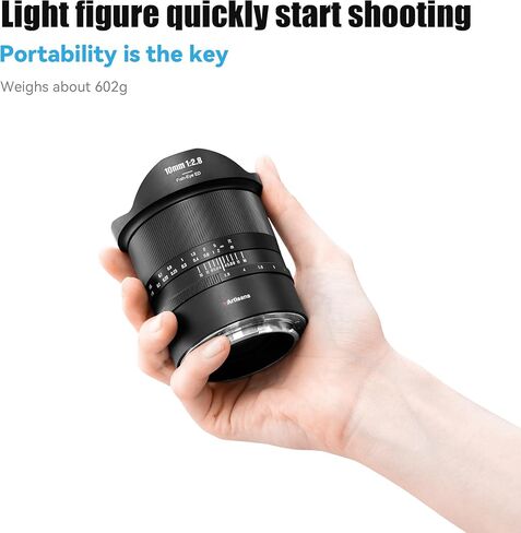 7artisans 10mm F2.8 II Fisheye Full Frame Lens for Sony E Mount Camera Ultra Wide Angle Large Aperture Manual Focus Camera Lens A7MIV A7R5 A7SII etc. in Saudi Arabia