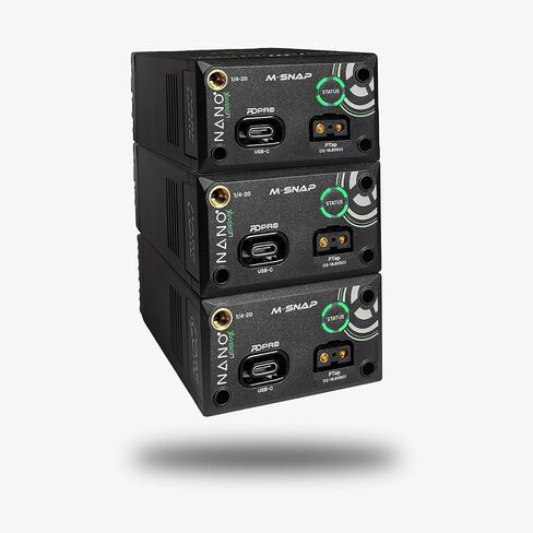 بطارية كور SWX NANO-U98MX 98Wh BPU | حزمة ليثيوم أيون 14.8 فولت مع PD Pro USB-C PD (45 وات)، مخرج P-Tap، شحن مغناطيسي M-Snap، مقياس LED | يعمل على تشغيل الكاميرات المتوافقة مع BPU وBlackmagic Pyxis in Kuwait