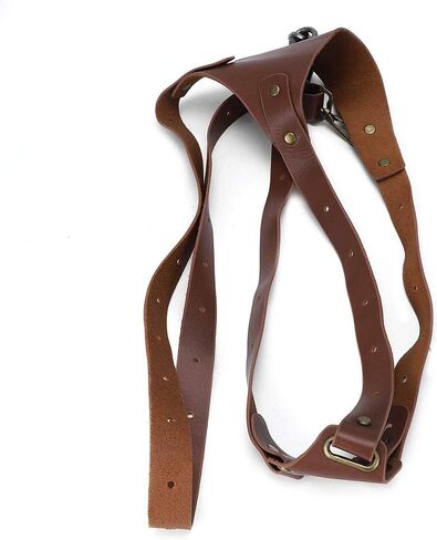 Camera Shoulder Strap Quick Release for DSLR, Soft Adjustable Camera Shoulder Sling Strap with Brass Hardware, Left or Right Single Sling for Outdoor Travel (Brown-Left Shoulder) in Saudi Arabia