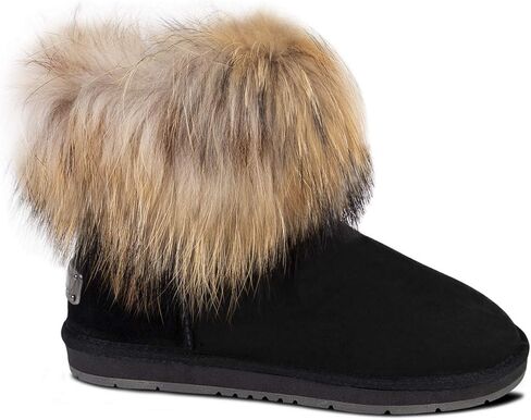 حذاء روكو المريح للنساء من Cloud Nine Sheepskin مع جلد الغنم مزدوج الوجه وزخرفة منفوشة in Saudi Arabia