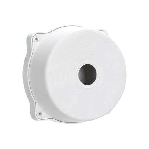 صندوق توصيل كاميرا CCTV العالمي PRO-113، أبيض، بلاستيك PP5 مقاوم للأشعة فوق البنفسجية، 4.53 × 1.65 بوصة، حامل على الحائط/السقف/العمود، مقاوم للطقس | (4 عبوات) in Kuwait