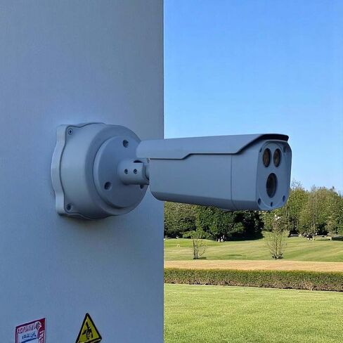 صندوق توصيل كاميرا CCTV العالمي PRO-113، أبيض، بلاستيك PP5 مقاوم للأشعة فوق البنفسجية، 4.53 × 1.65 بوصة، حامل على الحائط/السقف/العمود، مقاوم للطقس | (4 عبوات) in Kuwait