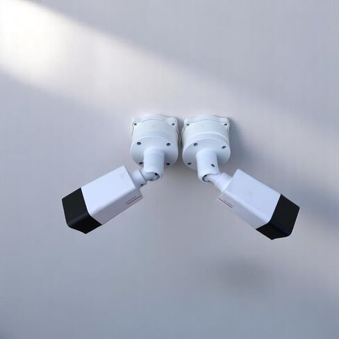 صندوق توصيل كاميرا CCTV العالمي PRO-113، أبيض، بلاستيك PP5 مقاوم للأشعة فوق البنفسجية، 4.53 × 1.65 بوصة، حامل على الحائط/السقف/العمود، مقاوم للطقس | (4 عبوات) in Kuwait