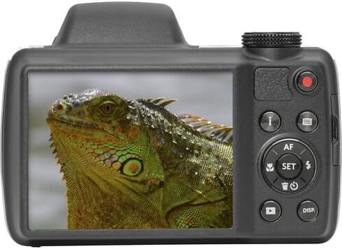 حزمة الكاميرا الرقمية Kodak PIXPRO AZ528، تتضمن: بطاقة ذاكرة SanDisk SDXC بسعة 64 جيجابايت، وحقيبة كاميرا والمزيد (6 عناصر) in Saudi Arabia