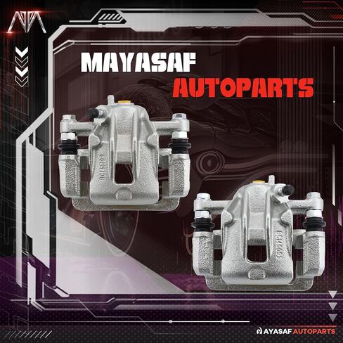 MAYASAF 19B3100A+19B3101A Rear Disc Brake Caliper Left+Right Caliper w/o Pads Fit for 2006-2009 Hyundai Azera, 2006-2008 Hyundai Sonata in Saudi Arabia