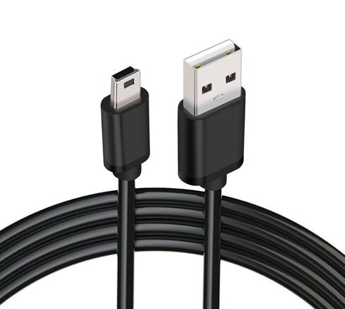 كابل USB صغير MaxLLTo بطول 6 أقدام، يدعم نقل البيانات والشحن السريع لـ Olympus Camedia C-4000 C-4100 C-5000 C-5050 Z/Zoom - أسود in Saudi Arabia
