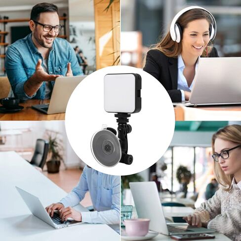 Tyenaza W64 Video Conference Fill Light Remote Working Portable LED Light for Live Streaming LED Video Light Panel in Saudi Arabia
