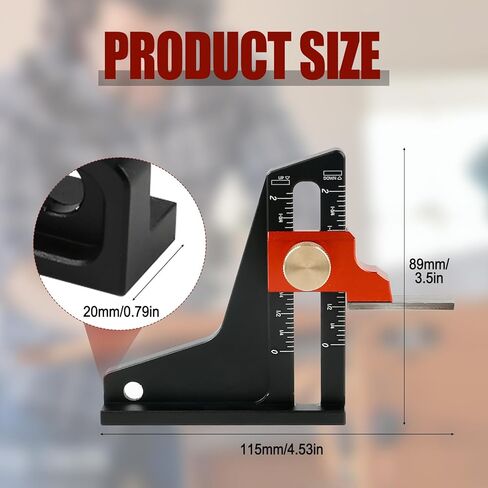 مقياس ارتفاع منشار الطاولة، مقياس ارتفاع النجارة بالبوصة، مقياس عمق جهاز توجيه النجارة، ملحقات منشار الطاولة لأعمال الخشب، سبائك الألومنيوم in Kuwait