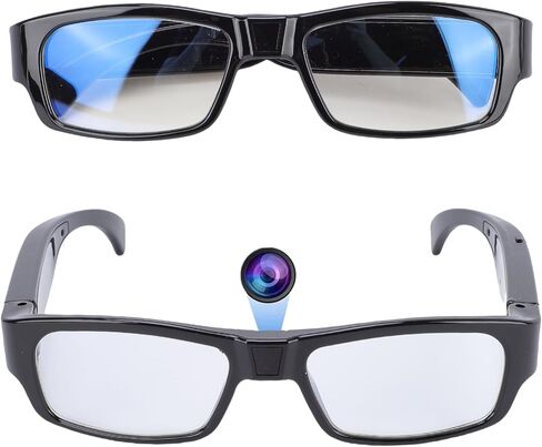 VBESTLIFE Camera Glasses, 1080P HD Video Recording with Wide Angle Lens and Electronic Stabilization, for Cycling, Outdoor Sports in Saudi Arabia