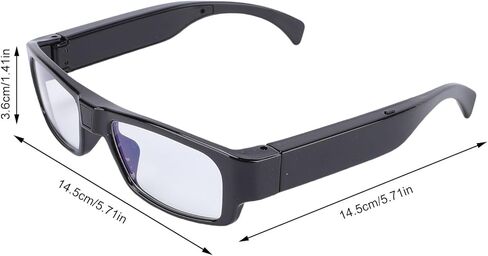 VBESTLIFE Camera Glasses, 1080P HD Video Recording with Wide Angle Lens and Electronic Stabilization, for Cycling, Outdoor Sports in Saudi Arabia