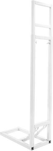 Open Arch Backdrop Stand, White Wedding Backdrop Stand Metal Square Balloon Arch Stand with Foldable Base Adjustable Height Garden Arbor Frame for Wedding Birthday Party Anniversary Decor in Saudi Arabia