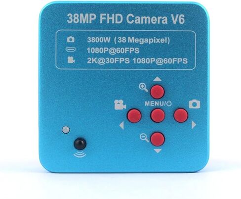 كاميرا مجهر فيديو 38 ميجابكسل 2K HDMI UBS صناعة 130X/180X/300X عدسة C-Mount 56 ضوء LED in Kuwait