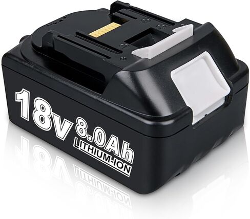 BL1860B 18V 8.0Ah Lithium ion Battery Replacement for Makita 18V Battery BL1860 BL1850B BL1840B BL1830B BL1820 BL1815B Compatible with Makita Cordless Power Tools 2Packs in Kuwait