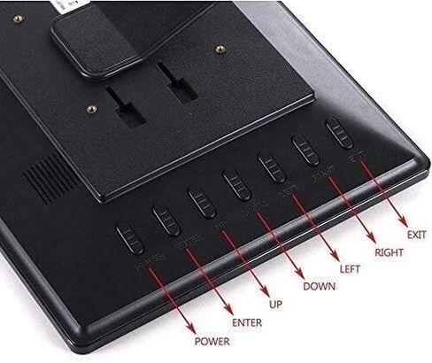إطار صور رقمي مقاس 15 بوصة مع مستشعر للحركة، تدوير تلقائي، دعم USB/Sd، تشغيل الموسيقى والفيديو، جهاز التحكم عن بعد in Saudi Arabia
