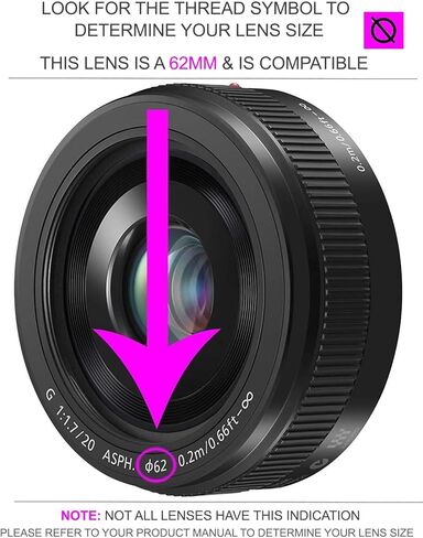 3.5X High Definition Telephoto Lens Compatible with Nikon DSLR Cameras (Applicable on 49, 52, 55, 58, 62 & 67mm Lenses) in Saudi Arabia