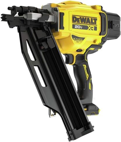 DEWALT 20V MAX XR، جهاز تثبيت المسامير بدون فرشاة من البلاستيك الليثيوم أيون بقوة 21 درجة (أداة فقط) (متجدد) in Kuwait