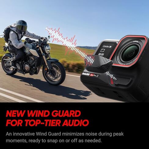 Insta360 Ace Pro 2 Dual Battery +1 Bundle Waterproof 33ft Action Camera Lens 8K Large Dual AI Editing Noise Reduction 1/1.3" Sensor Low Light Flip Up LCD Screen Sports Content (3 Total Batteries) in Saudi Arabia
