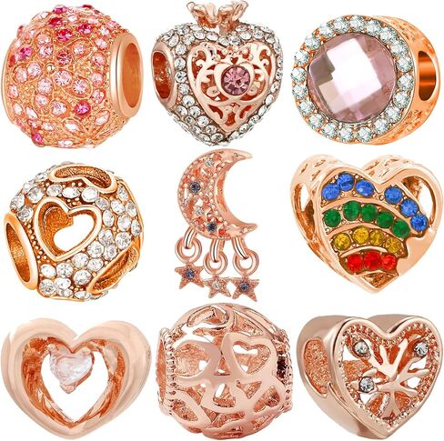 9 حزمة مطلي بالفصول الفضية سحر سحر تناسب سوار in Kuwait