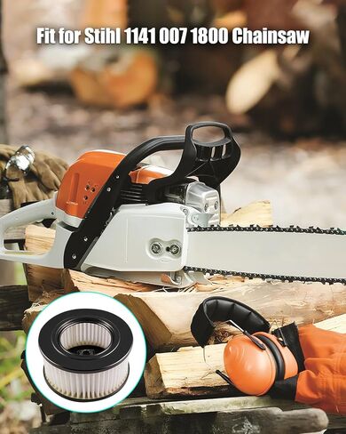 طقم خدمة توصيل شرارة فلتر هواء الوقود مناسب لـ Stihl MS261 MS271 MS291 MS311 MS362 MS391 استبدال المنشار 1141 007 1800 1141-140-4400 BPMR7A 0000-350-3518، مجموعة خدمة المناشير in Saudi Arabia